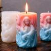 Flexible Silicone Mold Handmade Scented Candle Mould Embossed Cylinder Soap Jewelry Mold Home Decoration Mold
