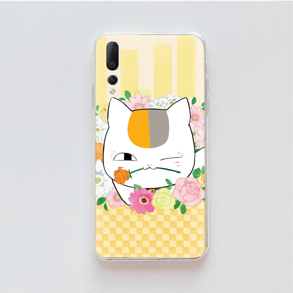 Transparent Case for Samsung A04 A14 A23 M33 M53 Realme 10 9 C35 C55 VIVO X80 Infinix Hot 30 Note 11 Tecno Spark 8P Pro W-65 Yuujinchou Natsume