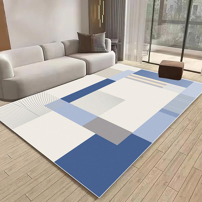 Modern Simple Carpet for Living Room Large Area Decoration Rug Non-slip Bedroom Lounge Light Luxury Rugs Washable Sofa Table Mat