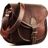 Leather Crossbody Purses Bags For Women | Small Vintage Look Leather Purses And Handbags For Women | Leather Satchel For Women | Diaper Bag for Ladies