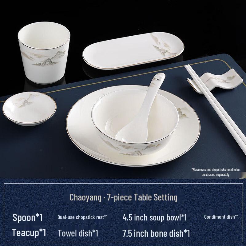 Ru Han Chaoyang Bone China Small Sauce Dish Set