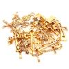 25pcs/Set Lot Vintage Cross Pendant Charms For Jewelry Making Zinc Alloy Jesus Religious Faith Charm Frame Mixed Components