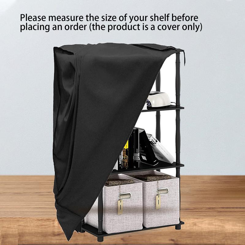 Black Shelf Dust Cover Storage Bag Outdoor Garden Patio Furniture Protector High Quality Waterproof Dustproof Chair Organizer