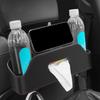 Portable Car Backseat Organizer Storage Box With Hook Auto Interior Decoration Drink Cup Tissue Holder Travel Accessories