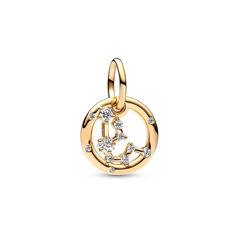 Twelve Constellation Pendants Fits Genuine European Copper JewelryandDiy Crafting Special Beautiful Bracelets Jewellery Gifts