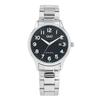 Montre - Q&Q - Q&Q - Acier inoxydable - Cadran noir - 40 mm quartz 3 ATM