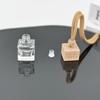 1Pcs 8Ml Diffusers Essential Oils Empty Wooden Bottle Square Lid Car Hanging Accessories Perfume Bottles Freshener Oil Diffuser
