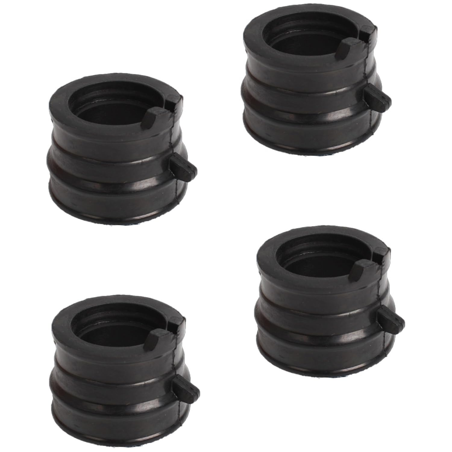 

shymie External Insulator 4pcs Rubber Inmani Carburetor Bike Case cb400sf cbr250rr nc31 mc17 mc22 Body only чёрный