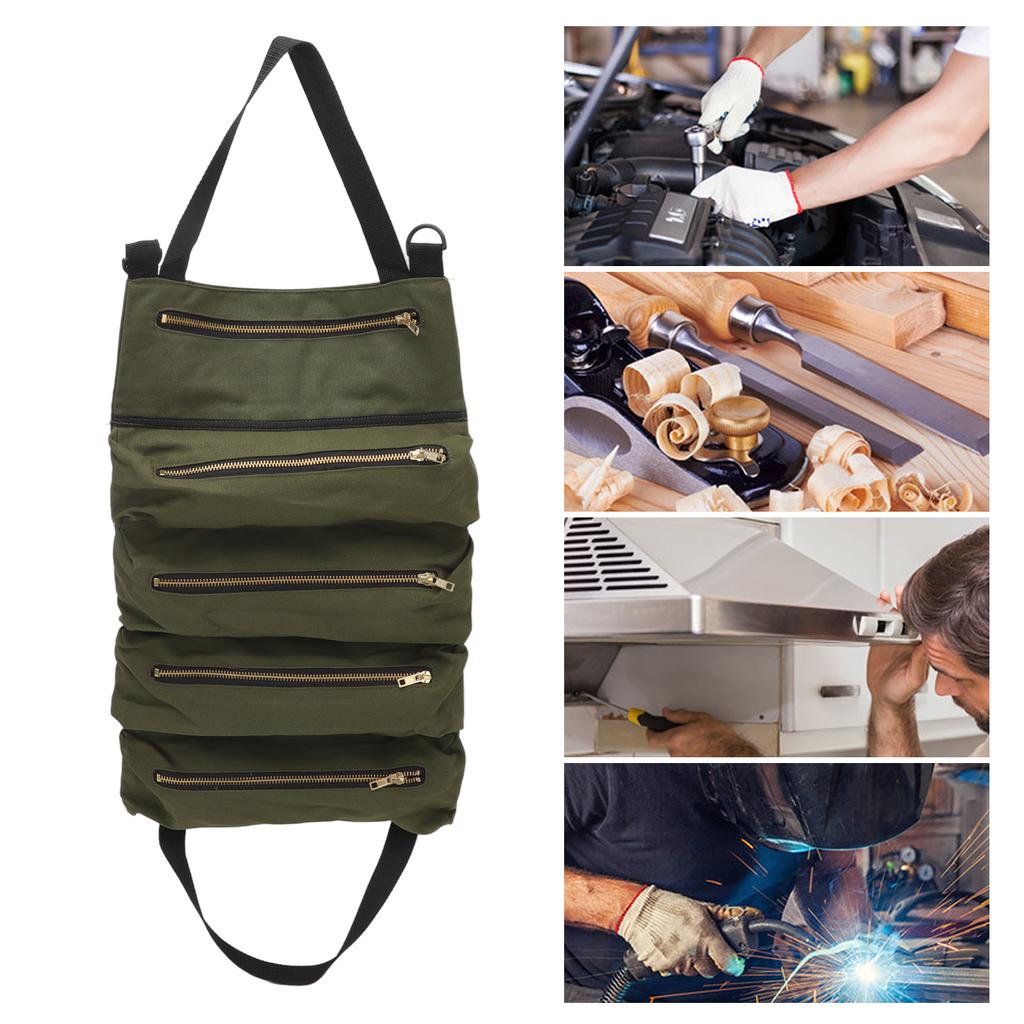 Car Back Seat Tool Storage Bag   Garden Foldable   Tools Pouch Bag for Pliers Wrench