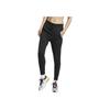 Nike Solid Color Logo Print Elastic Waist Drawstring Sports Pants Women Bottoms Black 931829-010