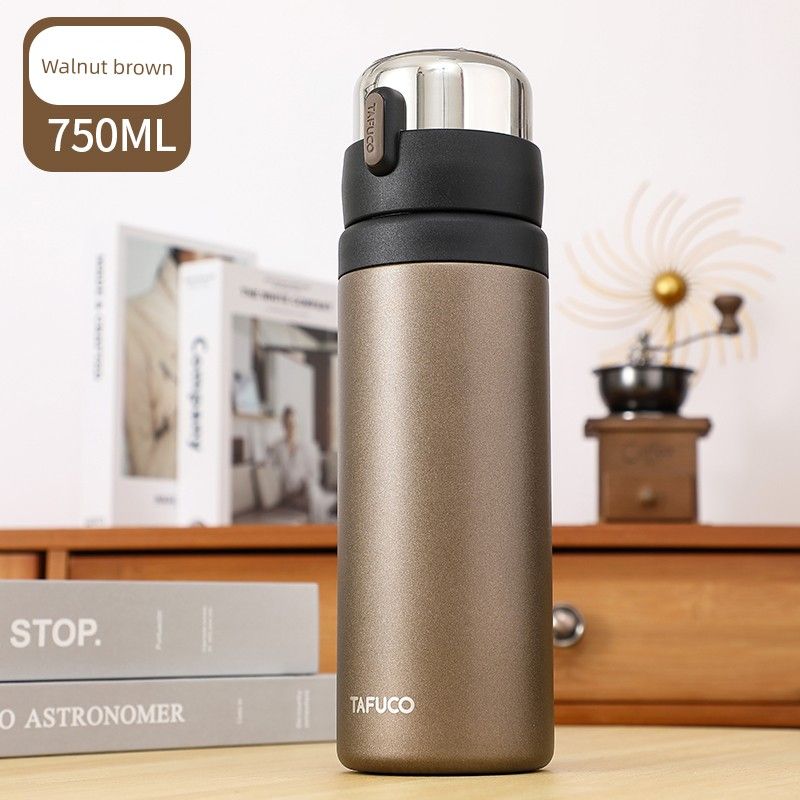 Tafuco Large-Capacity Insulated Cup 750ml Water Cup 316 Stainless Steel Primary School Student Cup Men's Portable