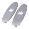 2PCS Hole Cover Deck Plate Pull Down Faucet Plate Stainless Steel Easy Maintenance Anti Leakage for Kitchen Sink