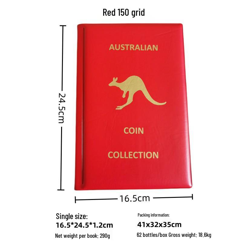 PVC Coin Album: Portable 10-Page, 24-Grid Storage for Coin Collection