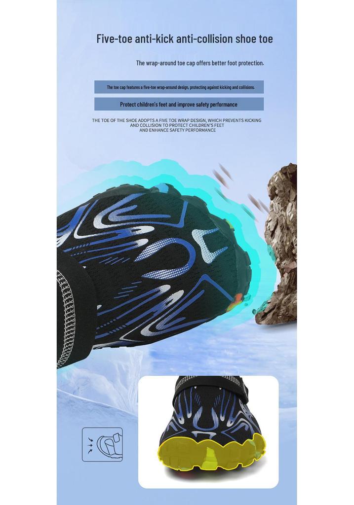 Children's Non-Slip Cut-Resistant Water Shoes for Beach, Water Park, and Diving