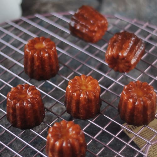 CHEFMADE Canel? and Cupcake Molds, Non-Stick Cake Mold, 32.7*25.9*3.6cm, Cups: 3.5*3.0cm (20 Cups)