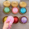 New Glitter Dumpling Glitter Dumpling Squishy With Box Dumplings Sensory Squeeze Toy For Stress Relief Birthday Gift