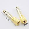 3,5mm Stecker 6,5mm Buchse Stereo Kopfhörer Sender 3,5 6,5 Audio Mic Gitarre Anschlüsse Adapter Mikrofon Audio