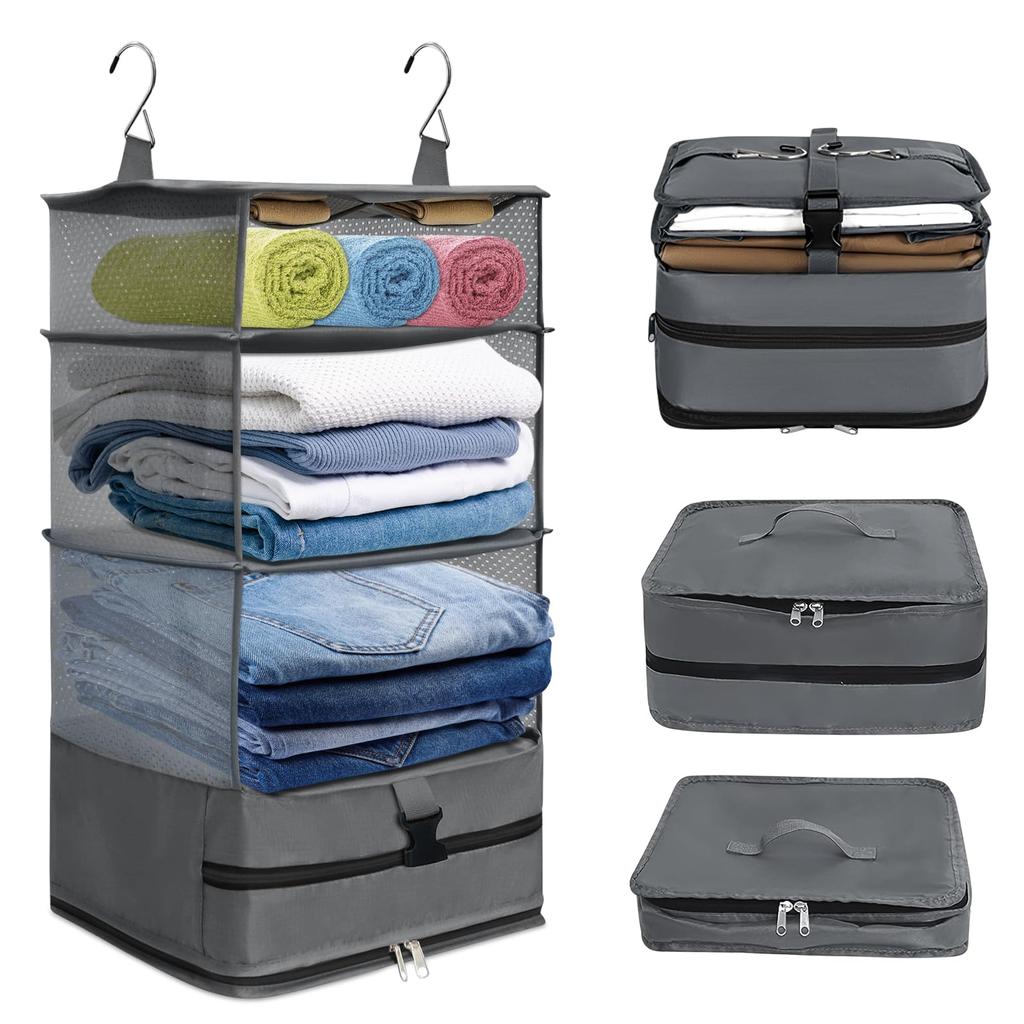 Travel Hanging Travel Compression Travel Compression Clothes Storage Large Small Compression Clothes Hanging Business Convenient Packing [2025 Latest]