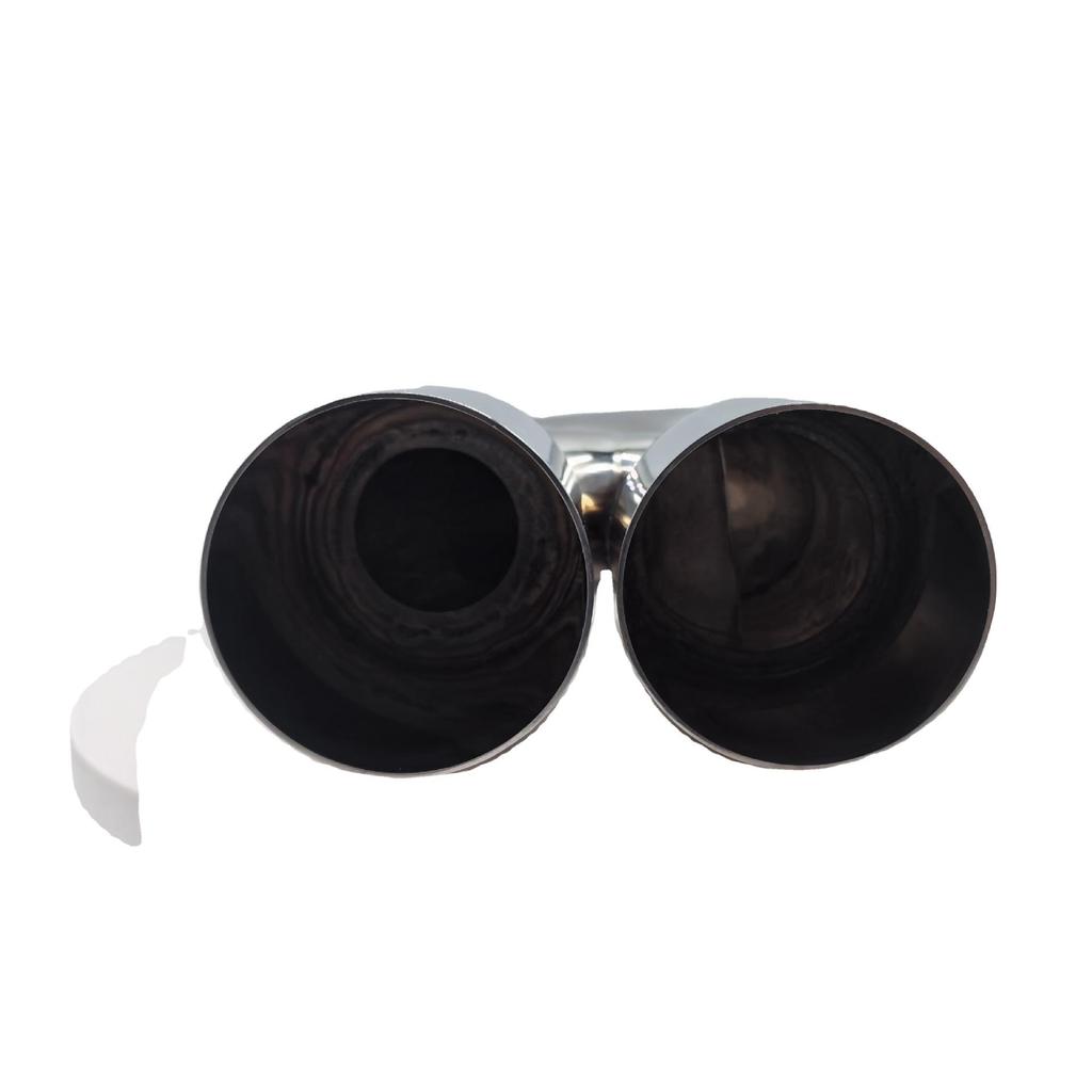 BMW H-type Universal 304 Stainless Steel Polished Exhaust Muffler Tailpipe