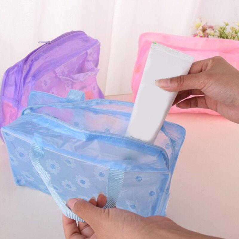 Trousse de Maquillage Imperméable pour Femme Rangement Cosmétique de Voyage Sacs de Toilette de Bain Trousse de Lavage
