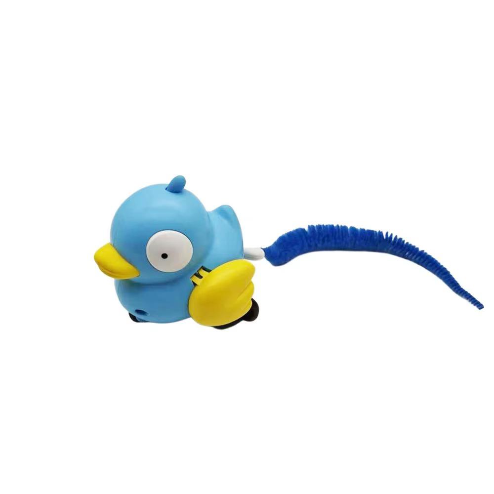 

Pull Play Plush Bird Cat Teaser Wind Up Bird Shape Cat Exercise Toys Kitchen Apartment синій