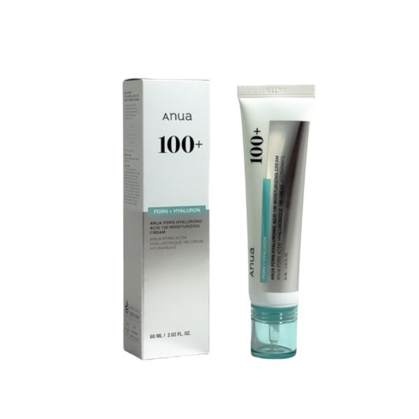 Anua PDRN Hyaluronic Acid 100 Moisture Cream Deep Hydration Skin Repair Face Cream 60ml
