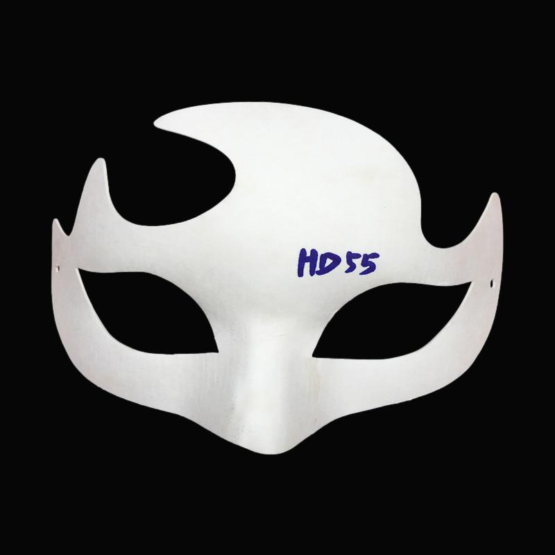 2/12/20/24 Pcs Halloween Mask DIY Paintable Blank Mask Paper Art Masks DIY Painting Masks For Masquerade Cosplay Party