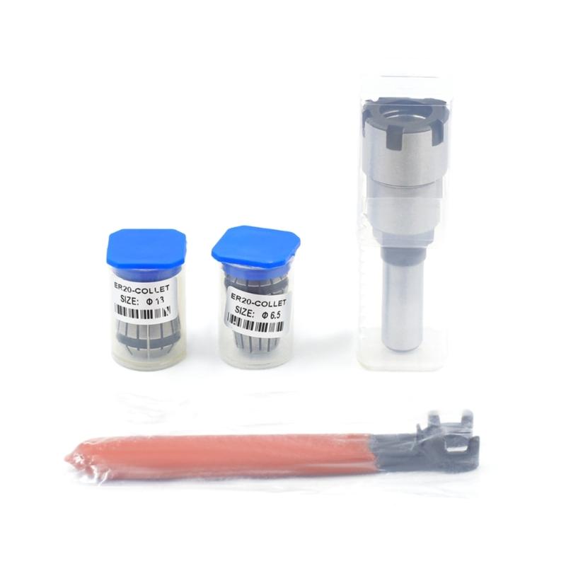 Router Shank Extension Rod Chuck Holder Extender Adapter ER20 Spring 6.5mm 12.7mm for Metalworking, Woodworking