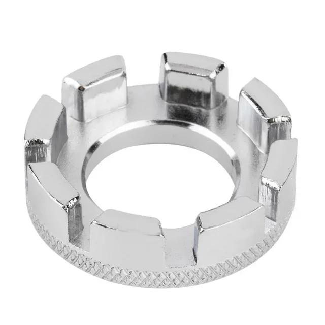 

1/2pcs Bike Wheel Rim Wrench Mini Adjuster Spanner 8 Way Groove Bicycle Spoke Tension Wrench Bike Demolition Axis Repair Tools