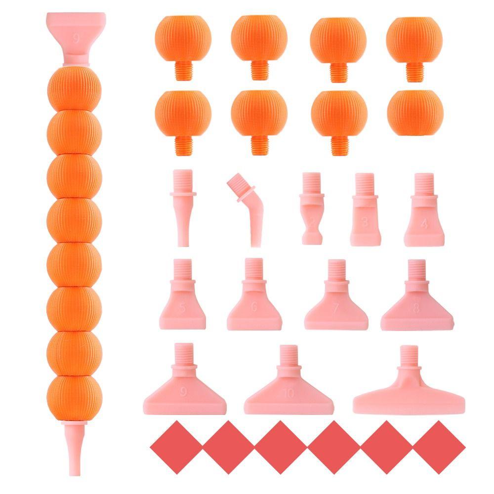 Replacement Pen Heads 5D Diamond Painting Pen Kit DIY Craft with 12 Multifunctional Pen Tips Point Drill Pens Candied Haws Shape