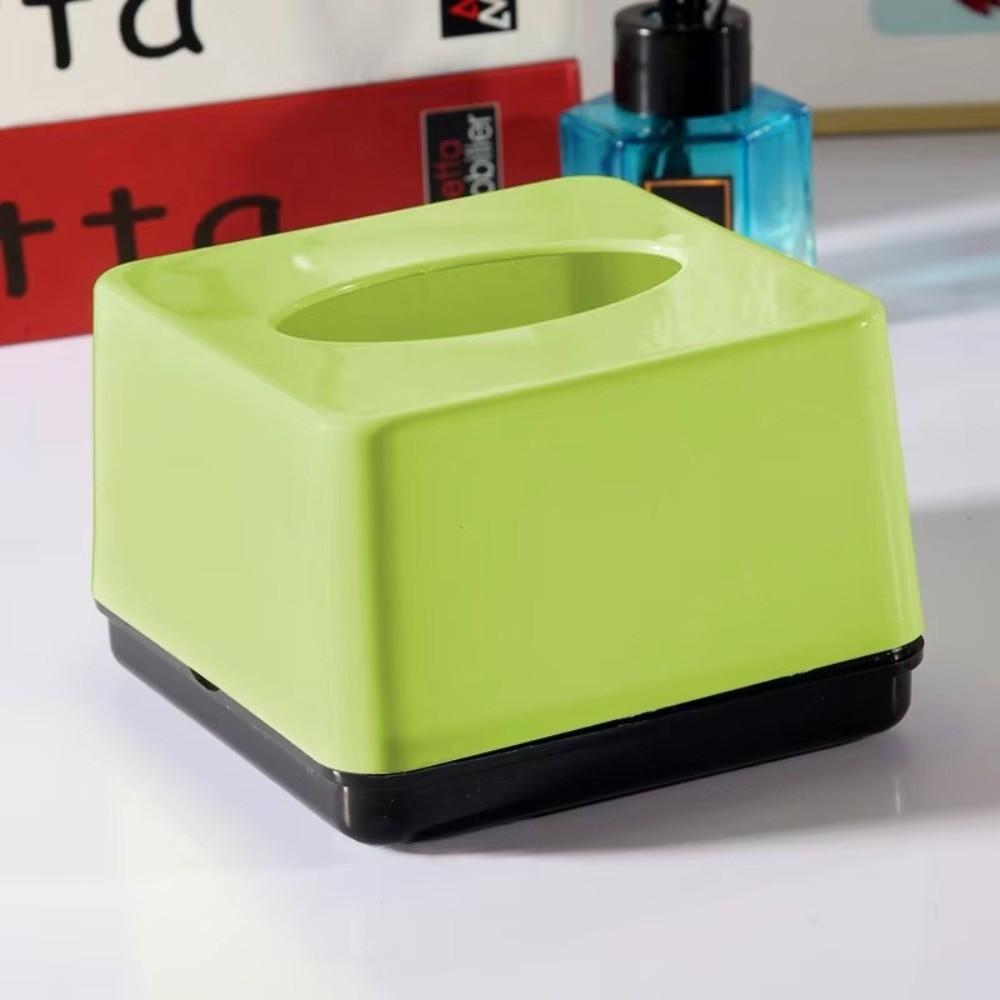 Square Napkin Holder Solid Color Tissue Case New Tissue Box  Home Use
