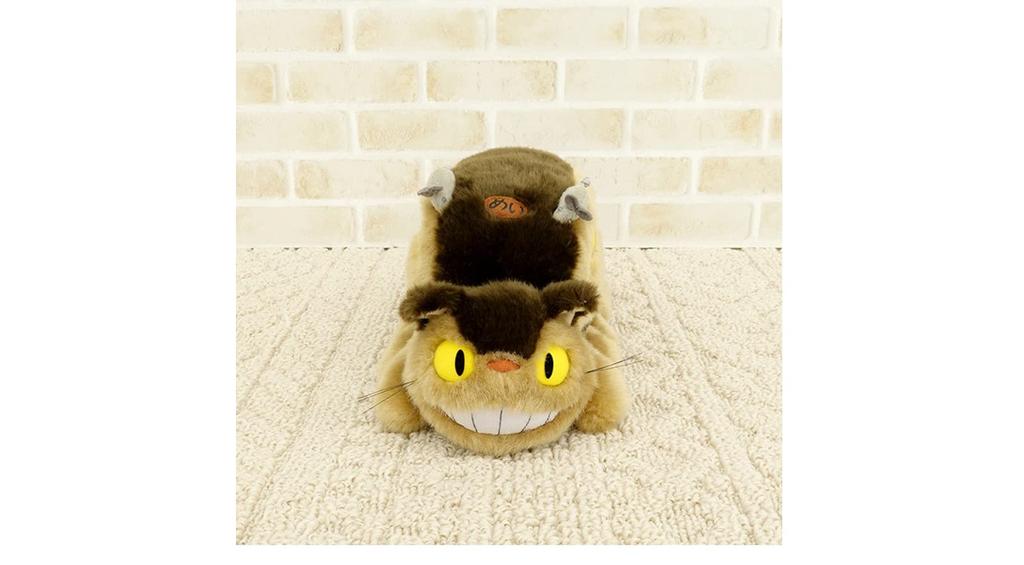 Studio Ghibli My Neighbor Totoro Soft Bean Bag Cat Bus Plush Toy Length 16cm K-5766