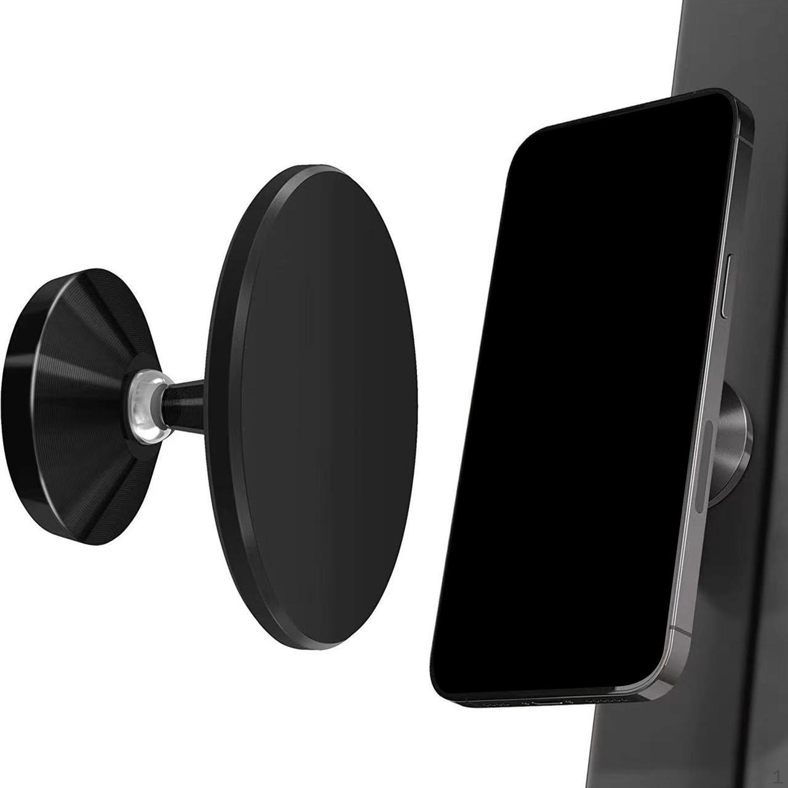 

Держатель для телефона в автомобиле подходит для всех телефонов. Регулируемый на 360° магнитный тренажер для видеоблога. чёрный