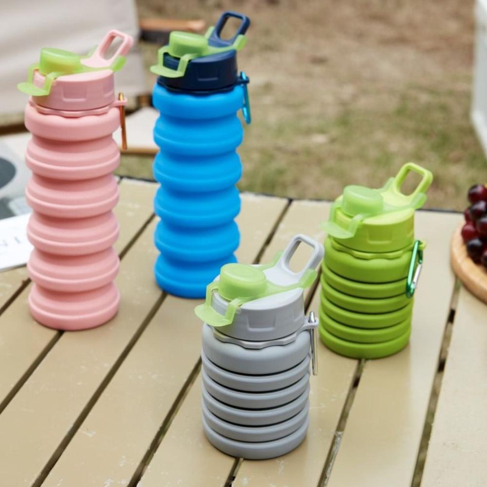 Retractable Collapsible Sport Bottle Portable Foldable Drinking Cup Sports Water Bottle  Camping