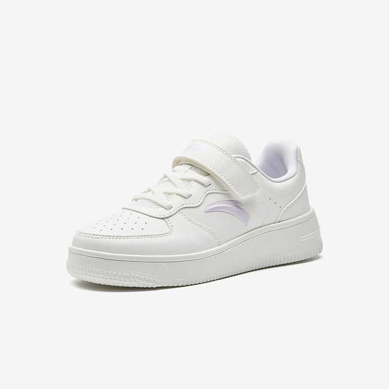 Anta Kids Trendy Fashion Comfortable Versatile Color Block Sports Casual Commuting School Lightweight Shock Absorption Low Top Kids Sneakers A22538088