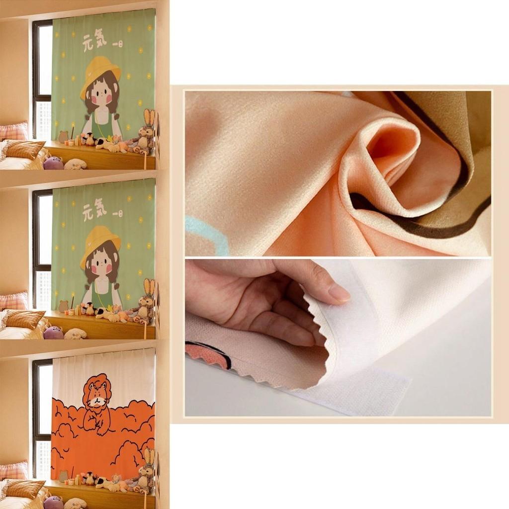 Elegant Velcro Curtain Window 200cm Self Adhesive For Home Bedroom Decorative Style