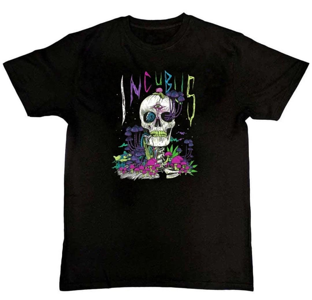 New Rare Incubus Band Graphic Print Mens T-Shirt L