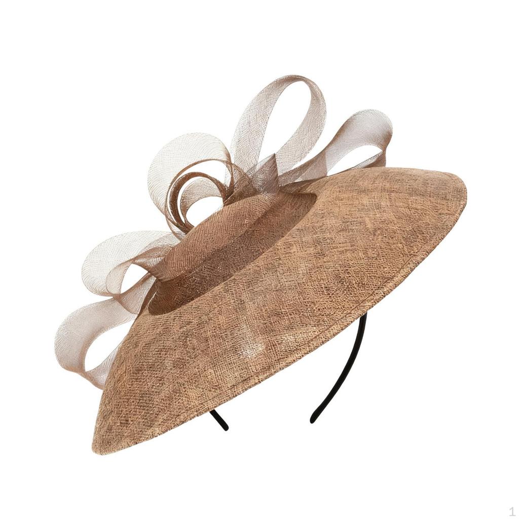 Mini Hat Headpiece Headband Wide Brim Headwear for Cosplay Party Supplies