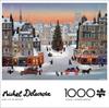 Buffalo Games - Michel Delacroix - Noël Est de Letour - 1000 Teile Weihnachtspuzzle - Farbenfrohes Feiertagspuzzle für Erwachsene - Präzise geschnittene Teile