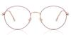 Full Rim Round Pink Gold Smartbuy Collection Grosmorne L120d Fashion Unisex Eyeglasses