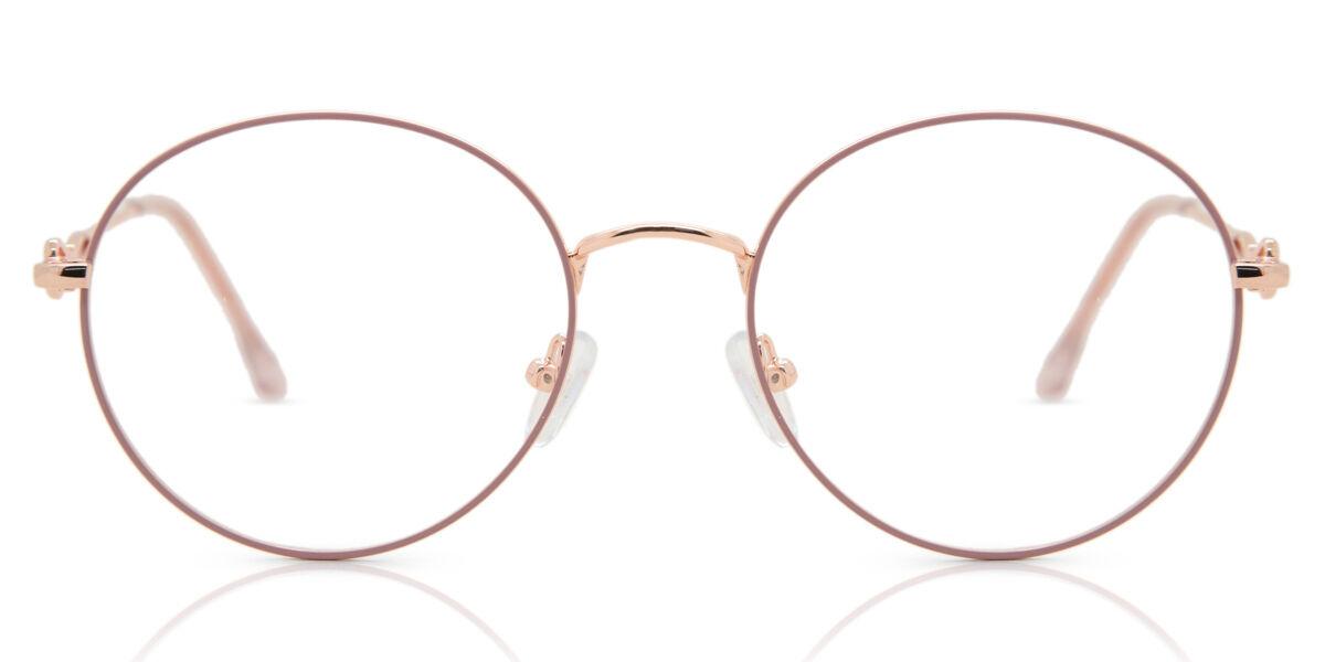 

Повнообідкові круглі рожево-золоті окуляри для моди унісекс колекції Smartbuy Grosmorne L120d Pink Gold/53