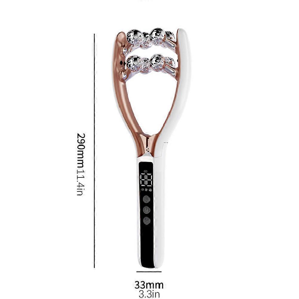 Facial Massager with 3D Roller Led Display With Adjustable Intensitys Levels. Skin Care At Home