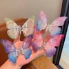 Mixed Material Butterfly Hair Clip Duckbill Clip Style Beautiful And Natural Hair Decoration For Girls