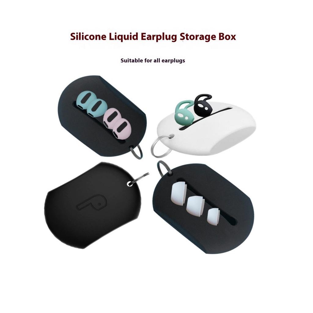 Friendly Earbud Tip Storage Pouch Case Lightweight Protective Shell Prevents Loss Of Earphone Accessories