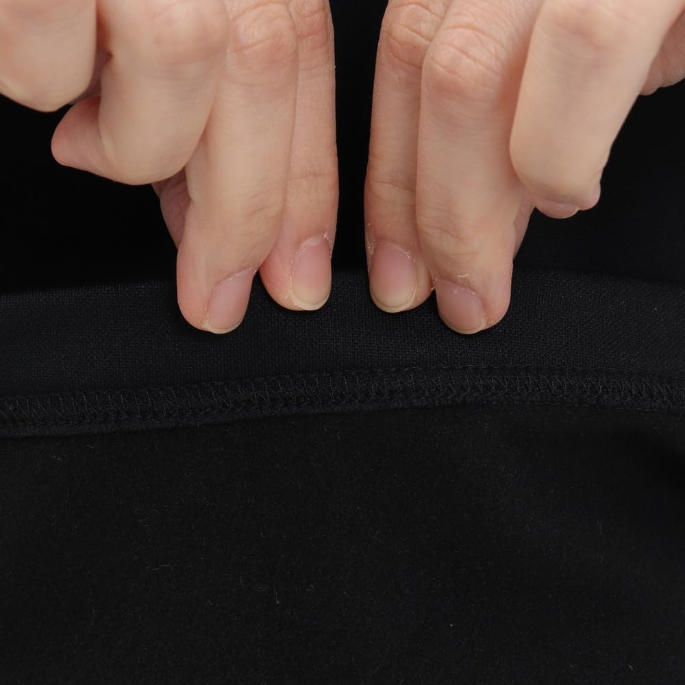 New Balance Long Sleeve Mock Neck Golf Shirt Size 2 Black Women's (Stretchable, Light-Absorbing, Heat-Generating) - (L) - (012-4267504)