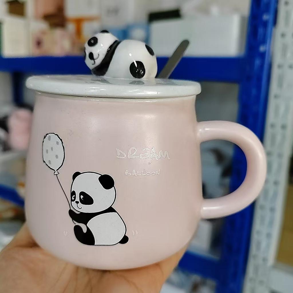 Japanese Hand Painted The Blue Sky and White Clouds Coffee Cup with Saucer Ceramic Handmade Tea Cup Saucer Set Cute Gift for Her