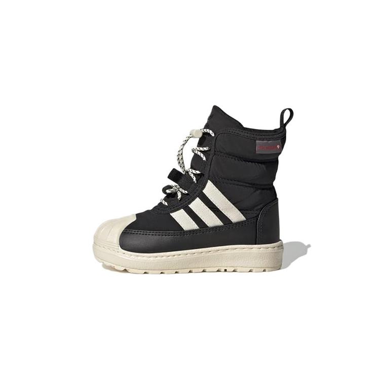 Adidas Originals Superstar 360 2.0 High top Toddler Shoes Black White Infant And Toddler GX9079 25