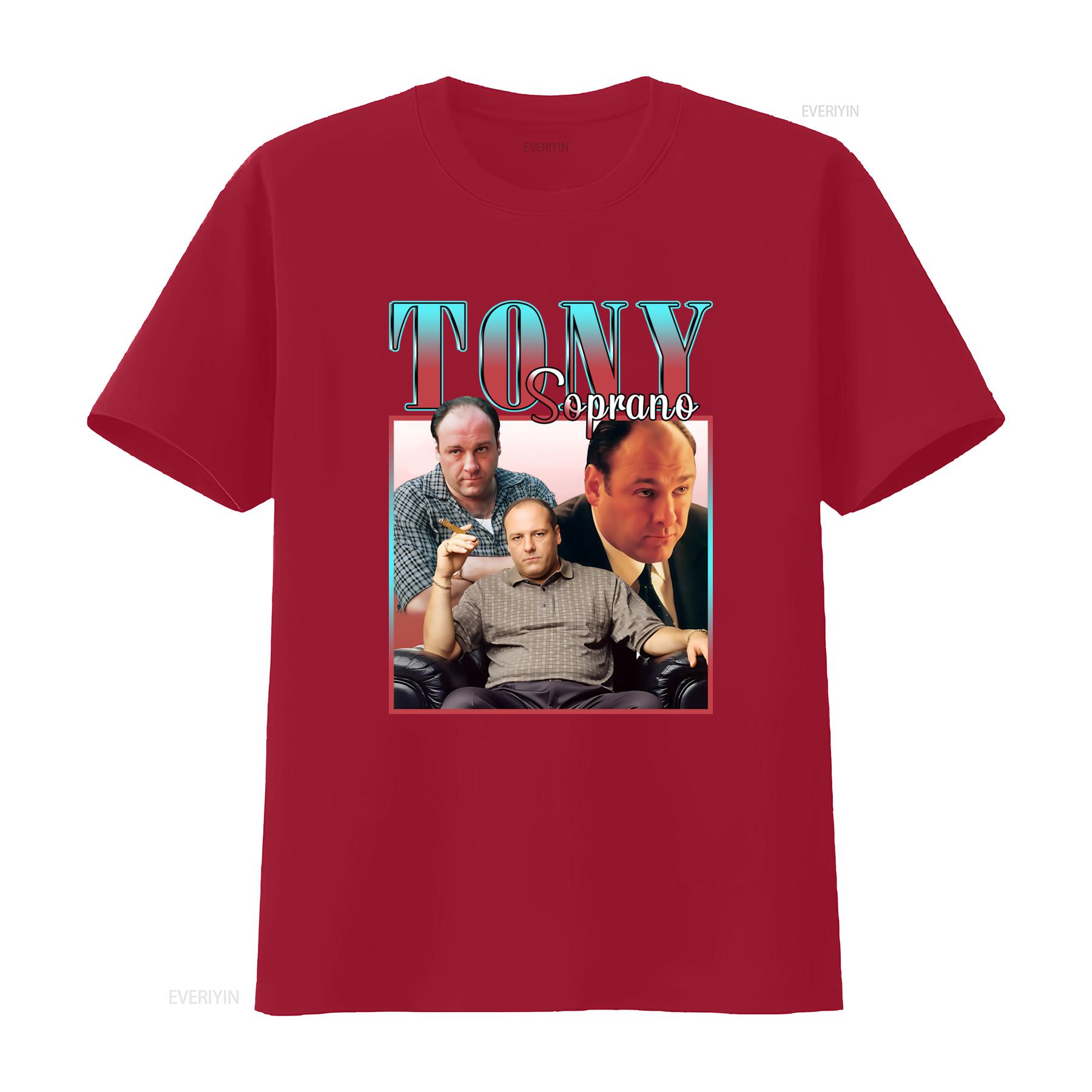

TONY SOPRANO Homage T Shirt Vintage Style Perfect for Fans of the Iconic Character vintage Washed Stretched Stylish Soft Casual S