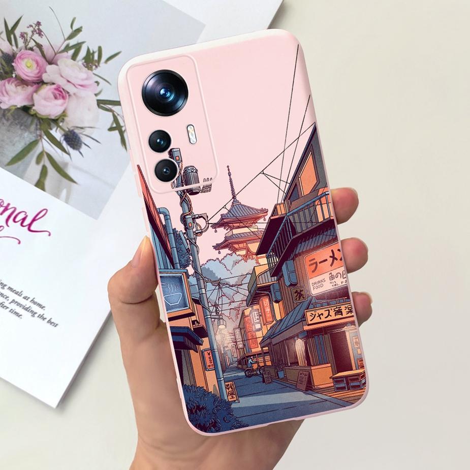 For Xiaomi 12T Pro Case Cute Astronauts Cartoon Cover Soft Silicone Phone Cases For Xiaomi Mi 12T Pro Mi12T 12TPro Fundas Bumper