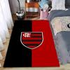 "Red and Black Themed Carpet with Shield Design for Home Decor" Suitable for Use As an Anti-slip for Living Room Bedroom Sofas